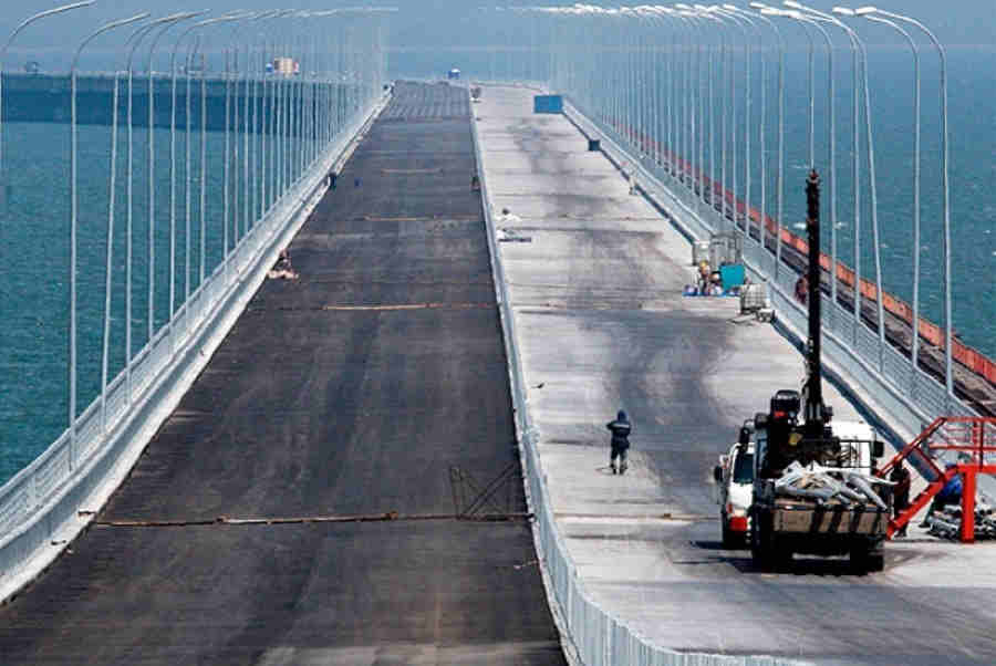 Керченский мост последние новости видео октябрь 2016